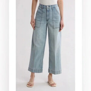 Joe's Jeans Pandora Light Blue Ankle Wide Leg Denim